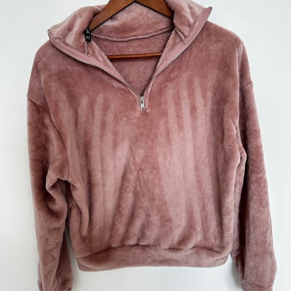 2 for $10 SHEIN Pink Cowl Neck Sweater with Turtleneck Style - Picture 1 of 3